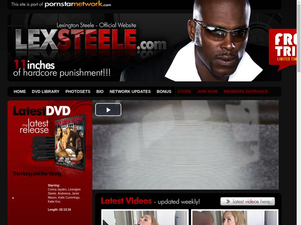 Lexington Steele Website
