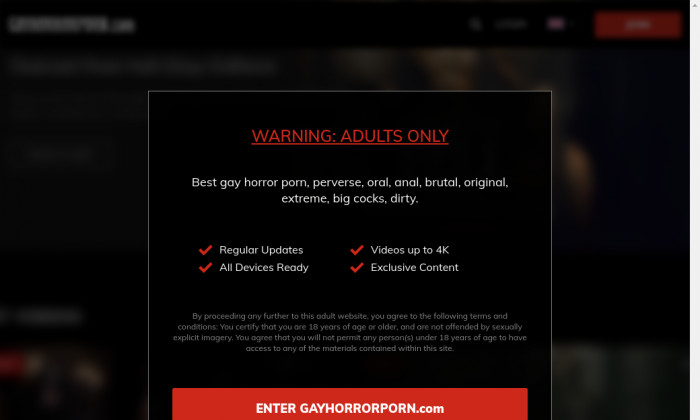 gayhorrorporn.com
