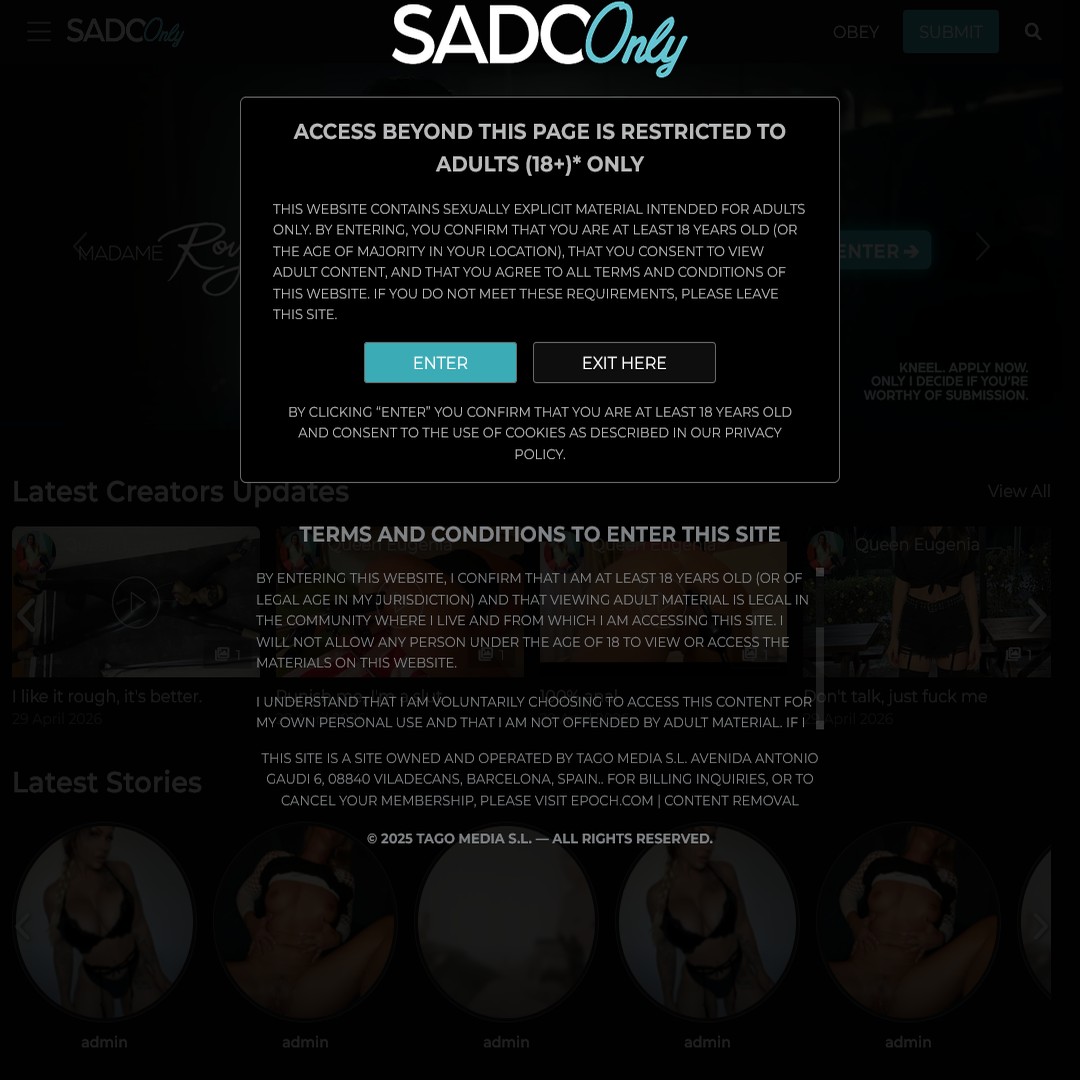 sadoonly.com account